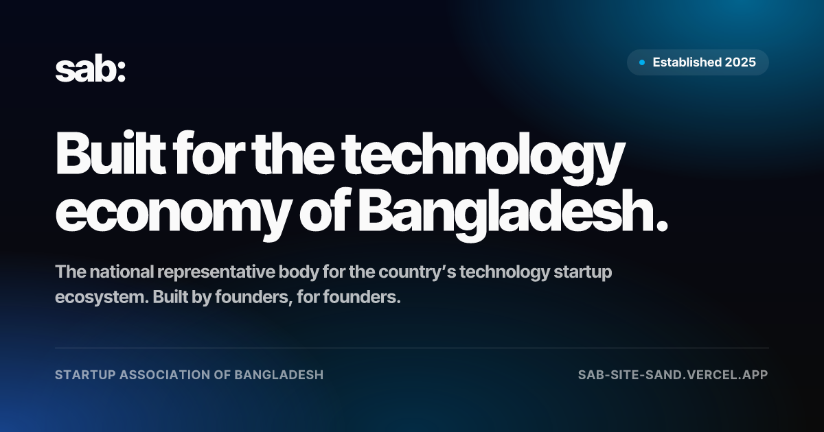 SAB · Startup Association of Bangladesh